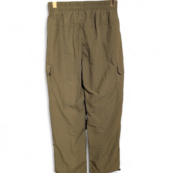 🌲 NEW Olive Green Lightweight Cargo Joggers Sz M Y2K Pants Gorpcore 🌲 - Picture 6 of 7